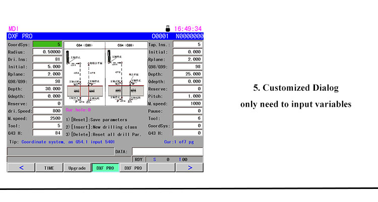 Custom macro dialog with simple variable input